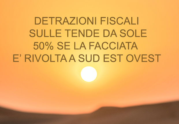 DETRAZIONI FISCALI TENDE DA SOLE 2023