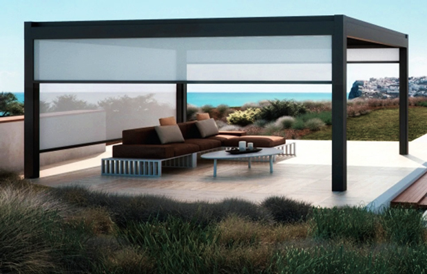 gazebo con zanzariere